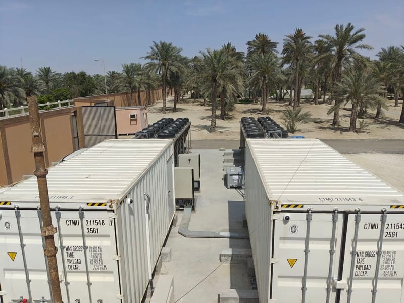 Two 40 ft immersion containers in Bahrain